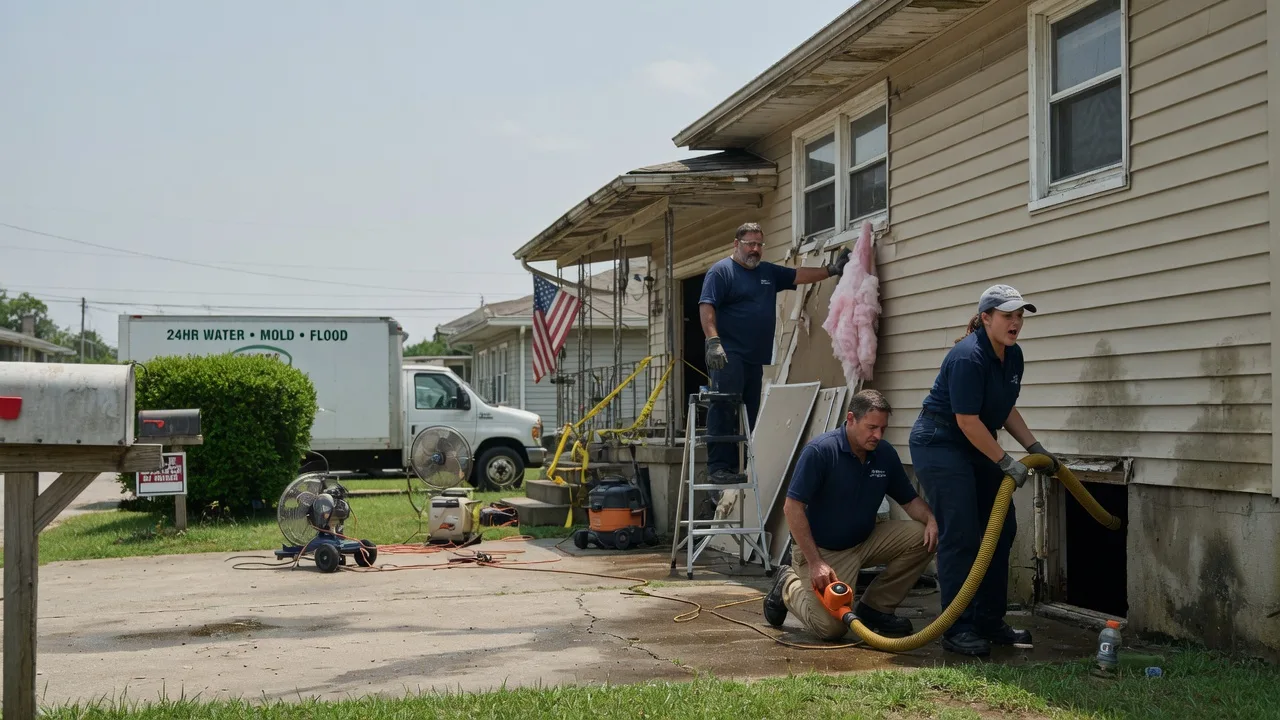 Water Damage Repair in Lecompte, LA near me